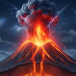 What makes volcanoes erupt from deep underground